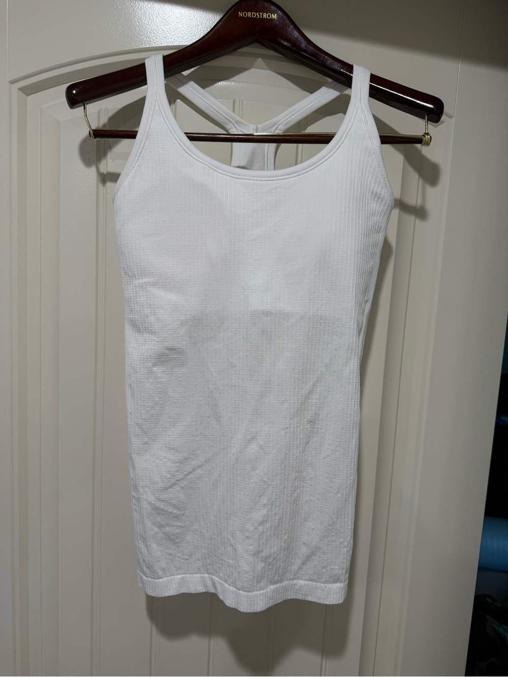 Lululemon Ebb to Street Ribbed Tank Top – White – Size 8 – Excellent Condition - Picture 2 of 8